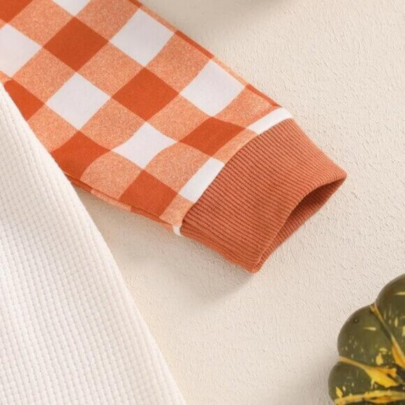 5/$20 NEW 12M Infants Take Me To the Pumpkin Patch Embroidered Jumpsuit - Picture 4 of 8